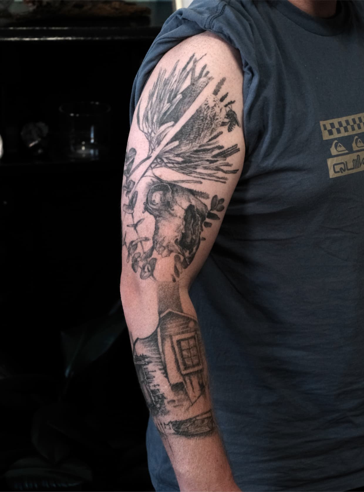 Healed botanical sleeve